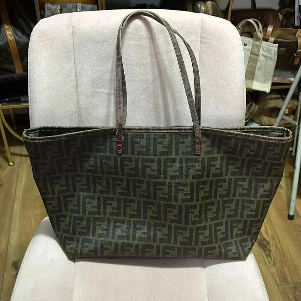 Fendi Brown FF Monogram Tote